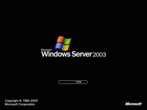 Microsoft Windows Server 2003 Logo - Windows Server 2003 Logo 2003-2015 UK Version - YouTube