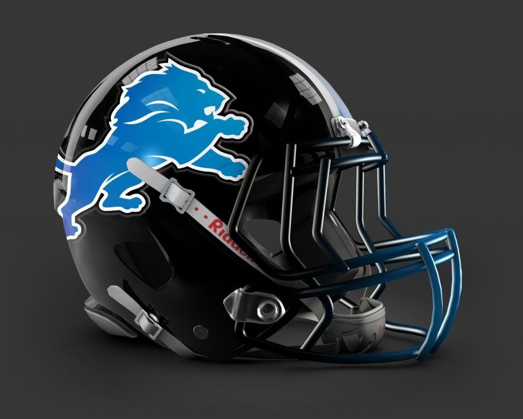 Detroit Lions New Logo - Detroit Lions New Helmet | Detroit Lions Alernate Uniform Concept ...