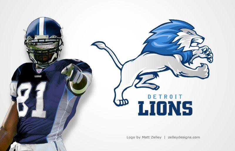 Detroit Lions New Logo - New Detroit Lions Uniforms |