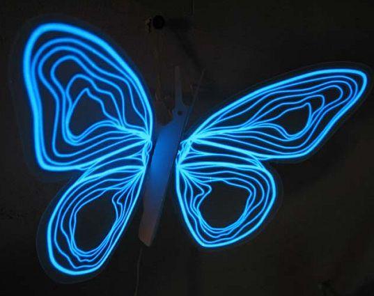 Lunesta Butterfly Logo - ELECTROLUMINESCENT BUTTERFLY NIGHTLIGHT