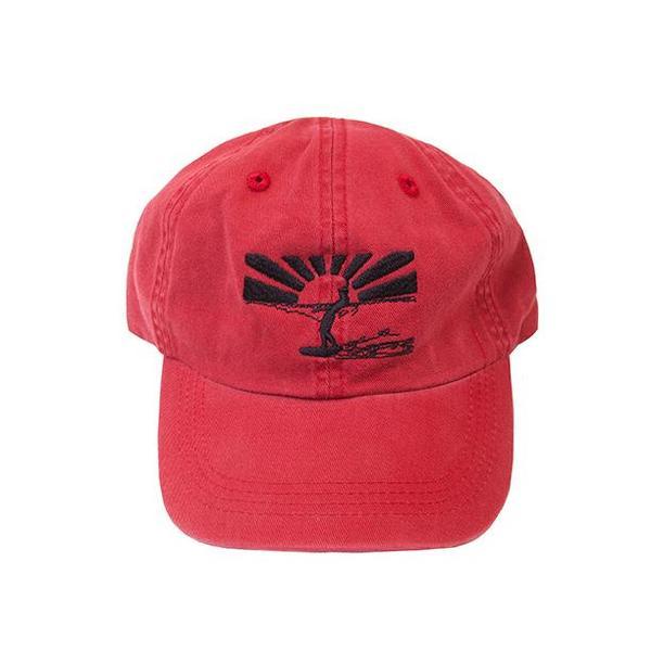 Red Surfer Logo - Krammer & Stoudt SUNSET SURFER CAP - RED | Garmentory