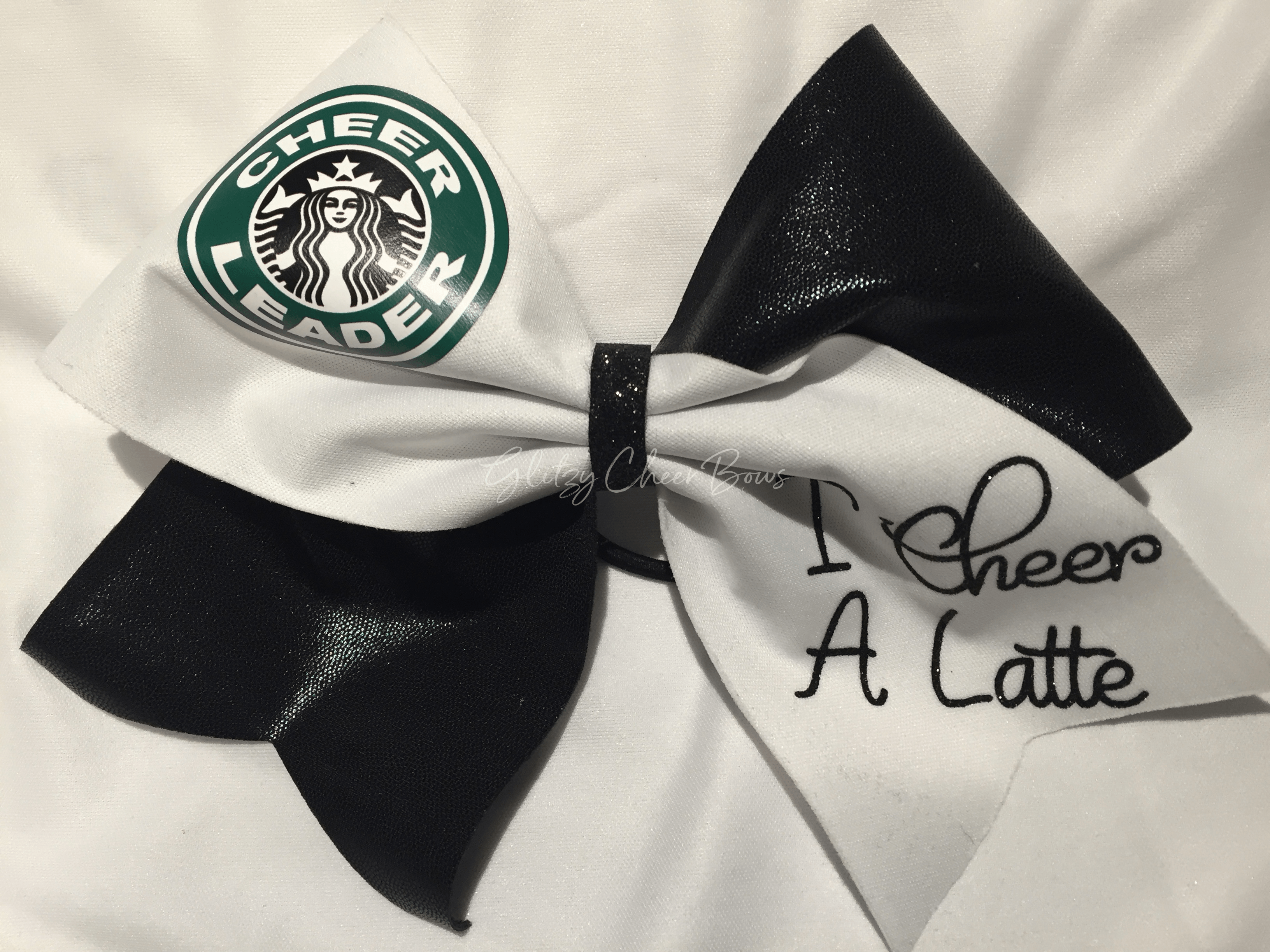 Cheerleader Starbucks Logo - Shop The Glitz :: SAY WHAT???? BOWS WITH TRENDY SAYINGS ...