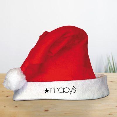 Christmas Hats Logo - Promotional Logo Santa Hats - Christmas Promotions