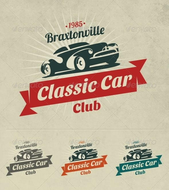 Classic Automotive Logo - Classic Car Logo by sgcanturk | GraphicRiver