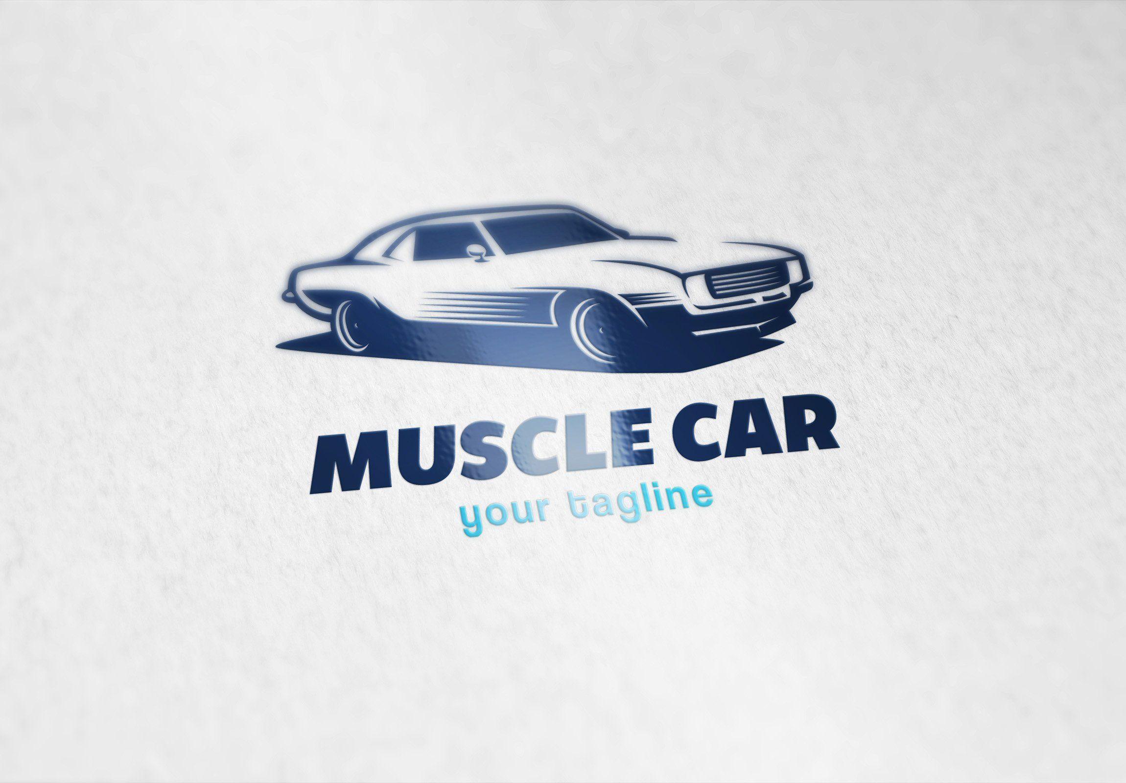 Classic Automotive Logo - Muscle Car Logo ~ Logo Templates ~ Creative Market