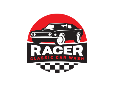 Classic Automotive Logo - Racer Classic Car Wash Logo by Nikki Gholson | Dribbble | Dribbble