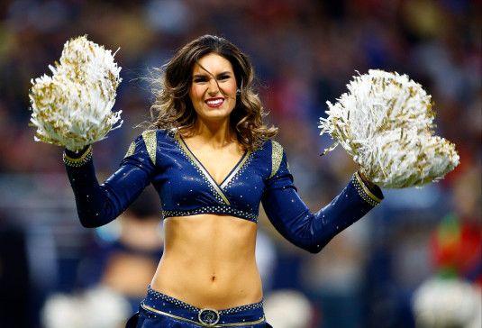 Cheerleader Starbucks Logo - Here's how to be a Los Angeles Rams cheerleader – Daily Breeze