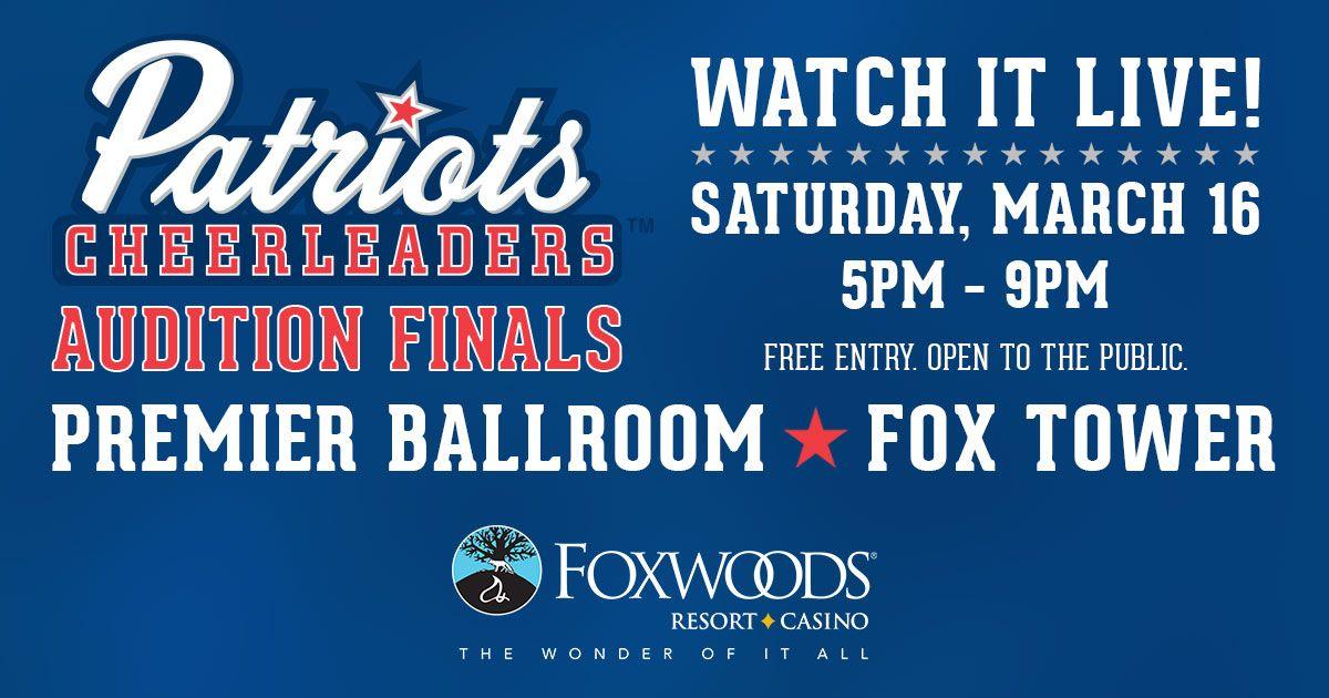 Cheerleader Starbucks Logo - Patriots Cheerleader Auditions | Foxwoods Resort Casino