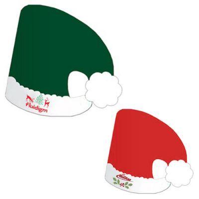 Christmas Hats Logo - Promotional Logo Elf / Santa Hats - Christmas Promotions