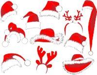Christmas Hats Logo - christmas hats Logo Vector (.AI) Free Download