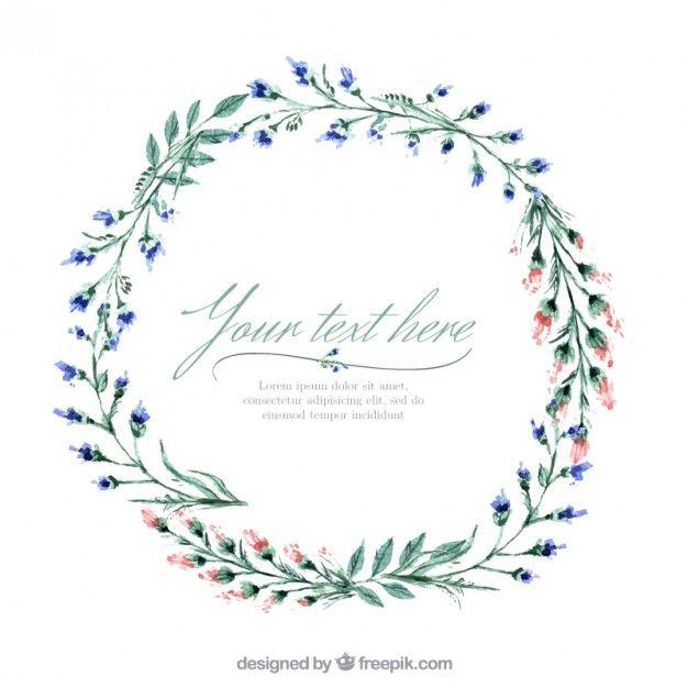 Floral Wreath Logo - Floral wreath Vector | Free Download