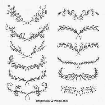 Floral Wreath Logo - Wreath Vectors, Photo and PSD files