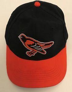 Orange and Black Bird Logo - Baltimore Orioles Logo 7 Snapback Hat Cap O's Black / Orange Brim