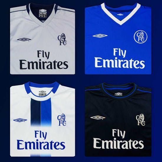 Umbro Old Logo - Closer look: Umbro Chelsea 03-04 Home, Away & Third Kits - Footy ...