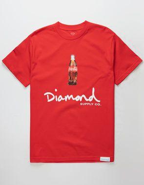 Diamond Supply Co Clothing Logo - Diamond Supply X Coca Cola T Shirts & Merchandise