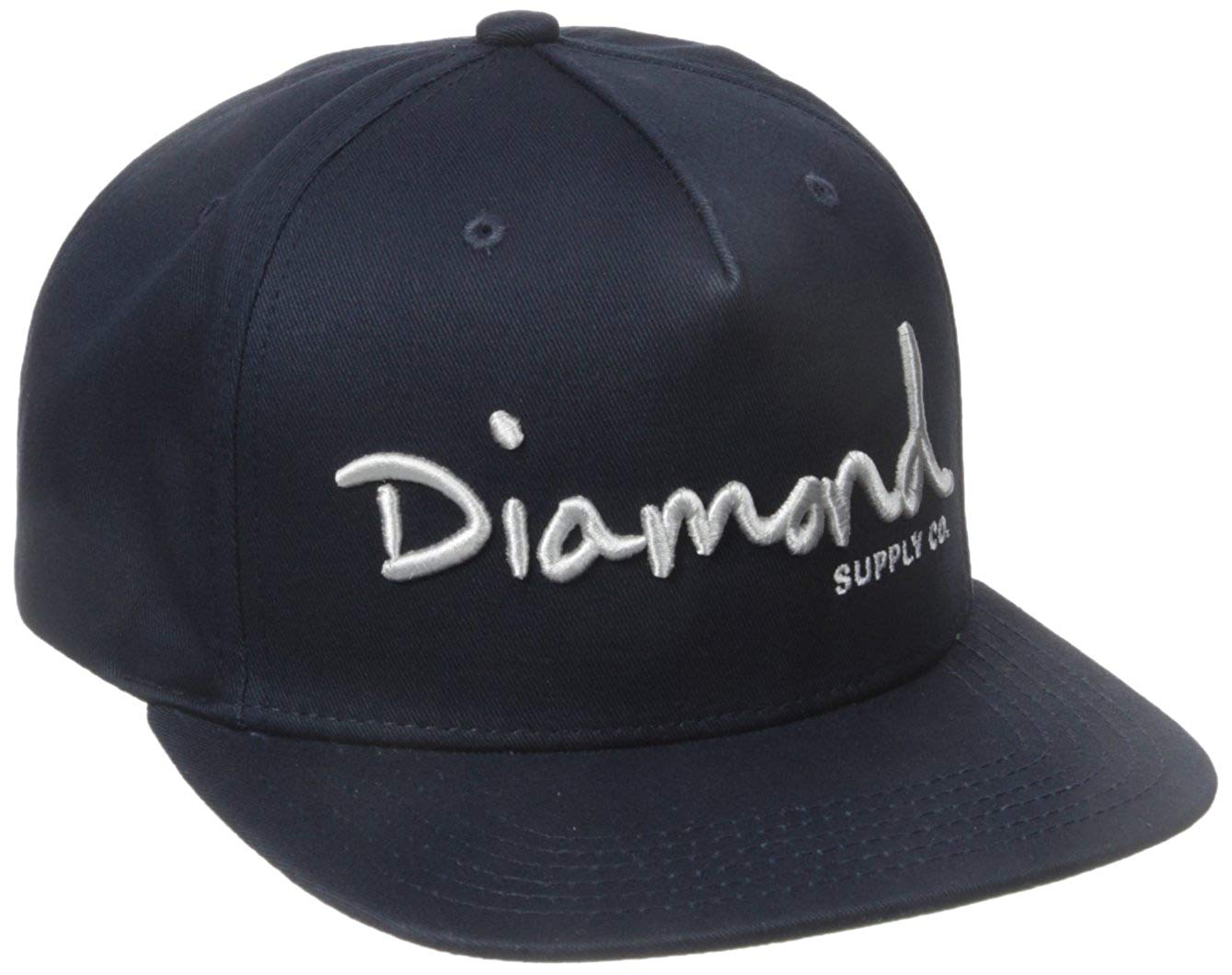 Diamond Supply Co Clothing Logo - Diamond Supply Co. Men's Og Script Snapback, Burgundy