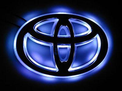 Blue Toyota Logo - The ultimate Toyota Wish website!: Illuminated Toyota Logo!!