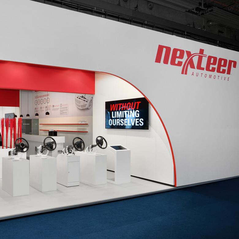 Nexteer Logo - Nexteer Automotive – Dynamic Brand Staging at the IAA - KECK GmbH