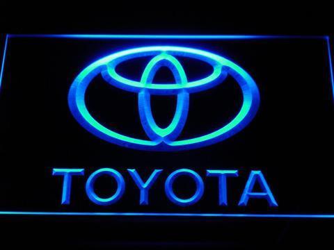 Blue Toyota Logo - Toyota LED Neon Sign | SafeSpecial
