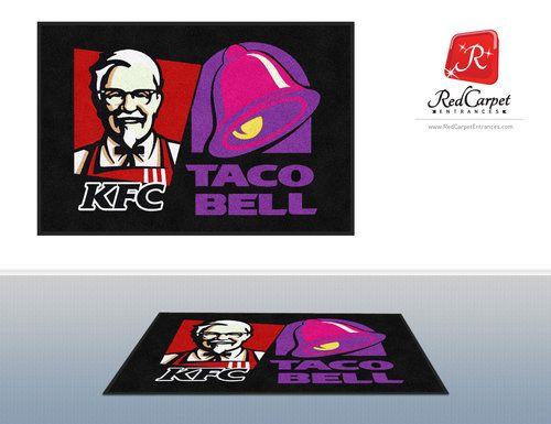 KFC Taco Bell Logo - Logo Floor Mats — Red Carpet Runners, Step and Repeat Backdrops, Red ...