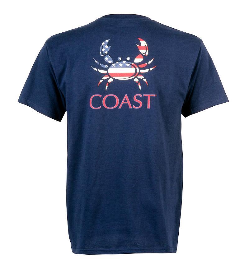 Cool Crab Logo - Youth American Crab Classic Tee - Navy – Coast Apparel
