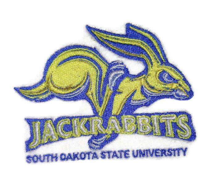 Jackrabbit Football Logo - South Dakota State Jackrabbits logo Iron On Patch - Beyond Vision Mall