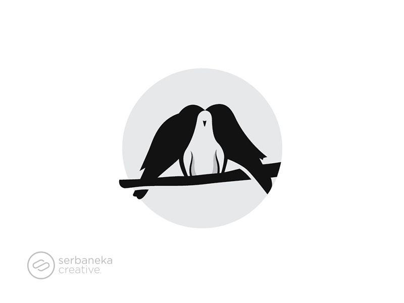 Three Birds Logo - Three Birds by Serbaneka Creative | Dribbble | Dribbble