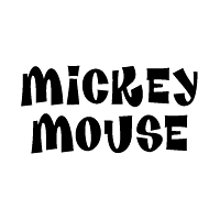 Mickey Mouse Name Logo - Mickey Mouse | Download logos | GMK Free Logos