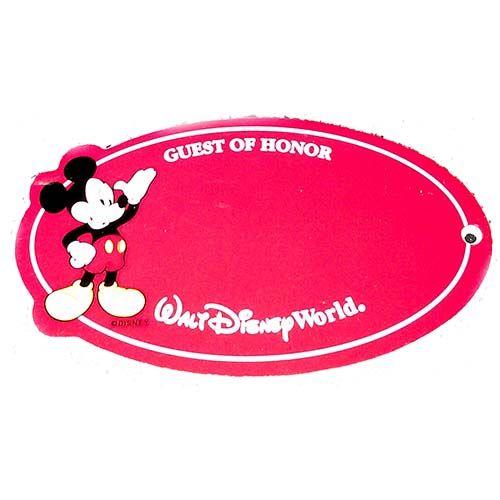 Mickey Mouse Name Logo - Disney Personalized Name Tag Mouse of Honor