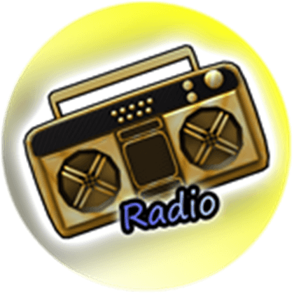 Roblox Radio Logo Logodix - boombox roblox png
