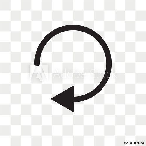 Transparent Arrow Logo - Round right arrow vector icon isolated on transparent background ...