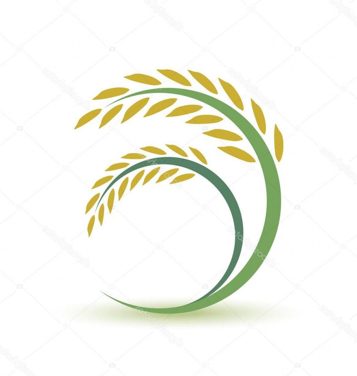 Rice Leaf Logo - Rice Leaf Logo