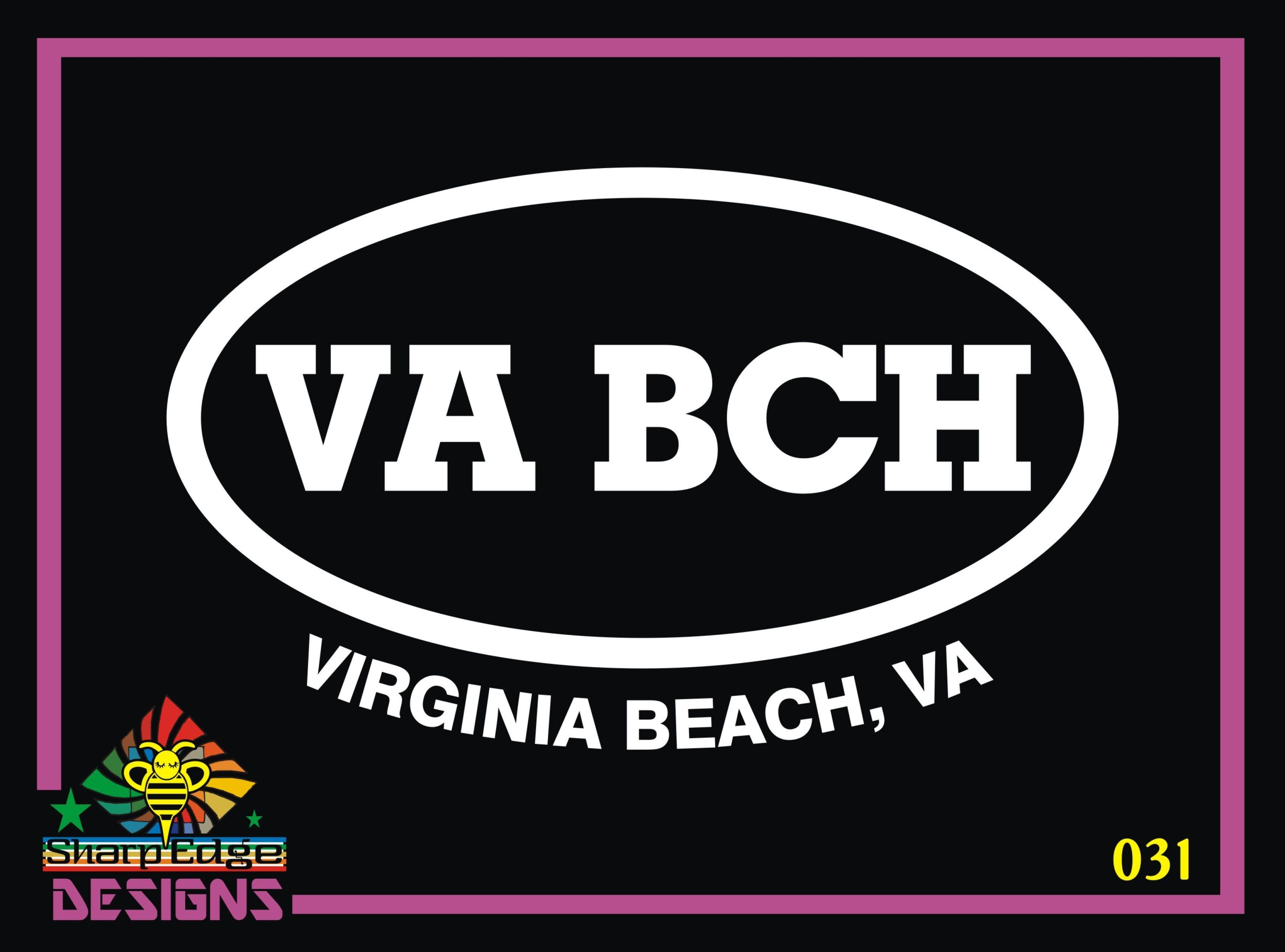 Sharp Edge Oval Logo - Virginia Beach, VA Oval Vinyl Decal