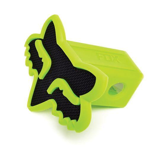 Green Fox Racing Logo - Fox Racing® Black Green FOX HEAD TRAILER HITCH COVER.com