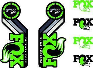 Green Fox Racing Logo - FOX Racing Shox AM Heritage Sticker Decal 2015 Kit Fork / Shock Sets ...