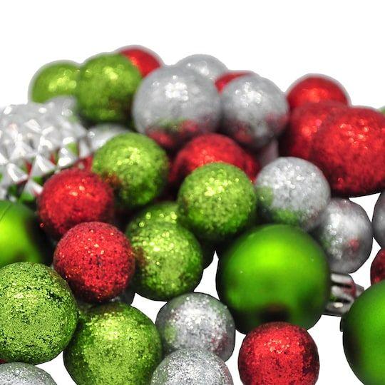 Silver Circle with Green Ball Logo - Find the Green, Red & Silver Glitter Balls By Ashland® at Michaels