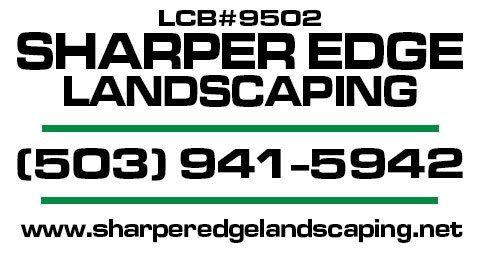 Sharp Edge Oval Logo - Sharper Edge Landscaping SW Pacific