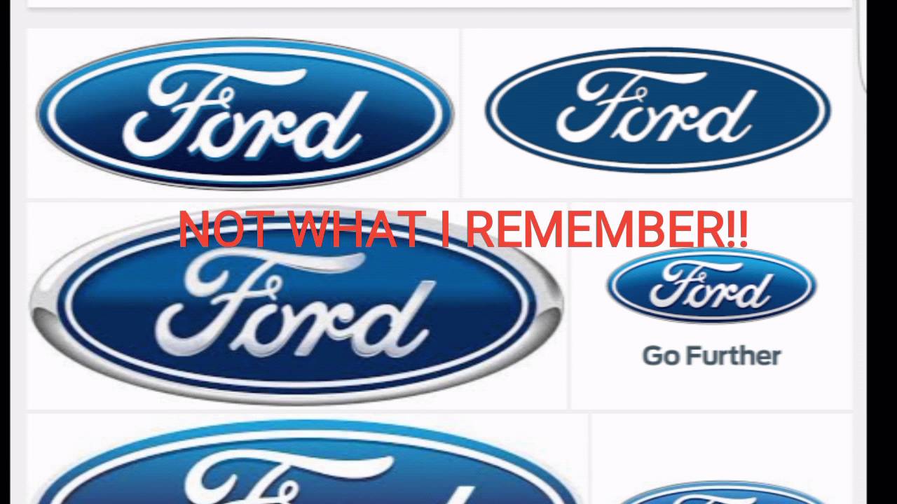 Ford Company Logo - MANDELA EFFECT FORD COMPANY LOGO. - YouTube