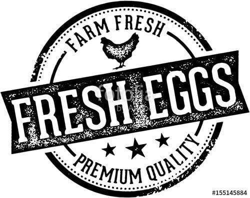 Fresh Eggs Logo - Vintage Farm Fresh Eggs Sign Stock Image And Royalty Free Vector