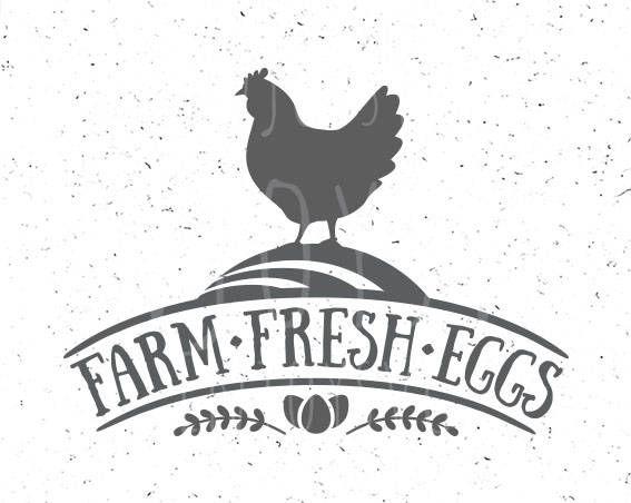 Fresh Eggs Logo - Farm fresh eggs svg Farm svg Farm fresh eggs svg file Farm SVG | Etsy