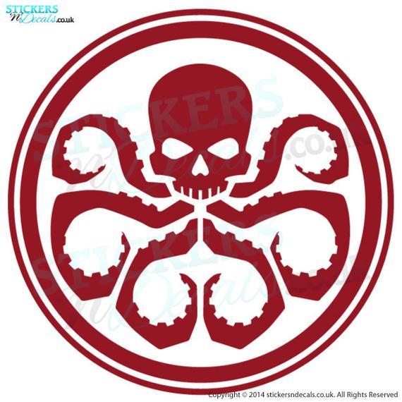 Hydra Logo - Marvel Agents of Shield Hydra Logo Vinyl Wall Art Wall Decal
