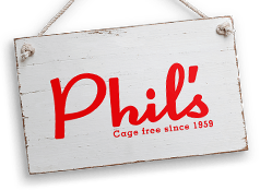 Fresh Eggs Logo - Cage Free, Organic & Omega 3 Eggs & Whites. Phil's Fresh Eggs