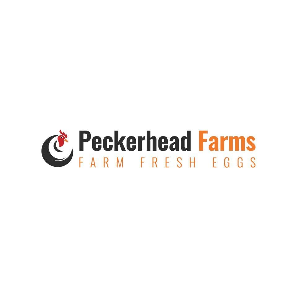 Fresh Eggs Logo - Personable, Upmarket, Farm Logo Design for Peckerhead Farms - 