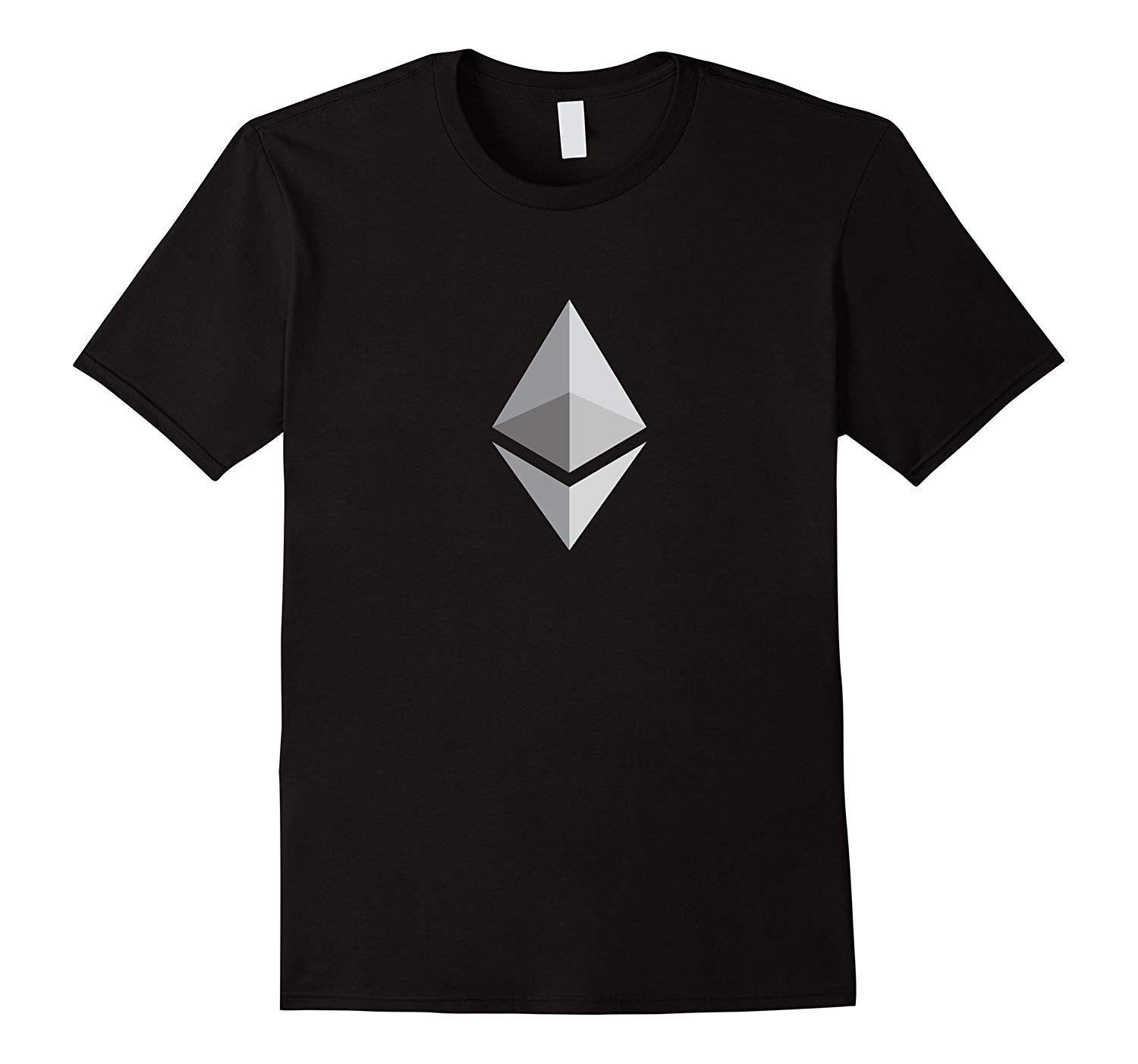 Ether Logo - Ethereum. Ether. ETH Logo Cryptocurrency Tshirt: Clothing