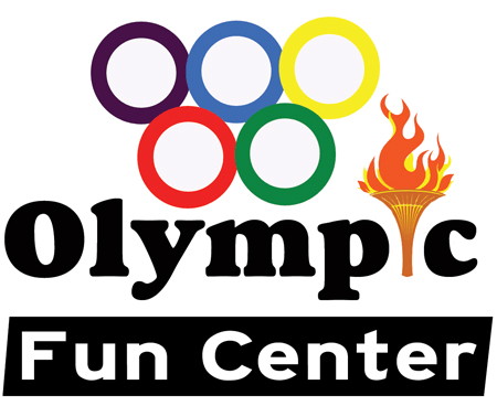 Fun Center Logo - Kids Skate Free - Olympic Fun Center