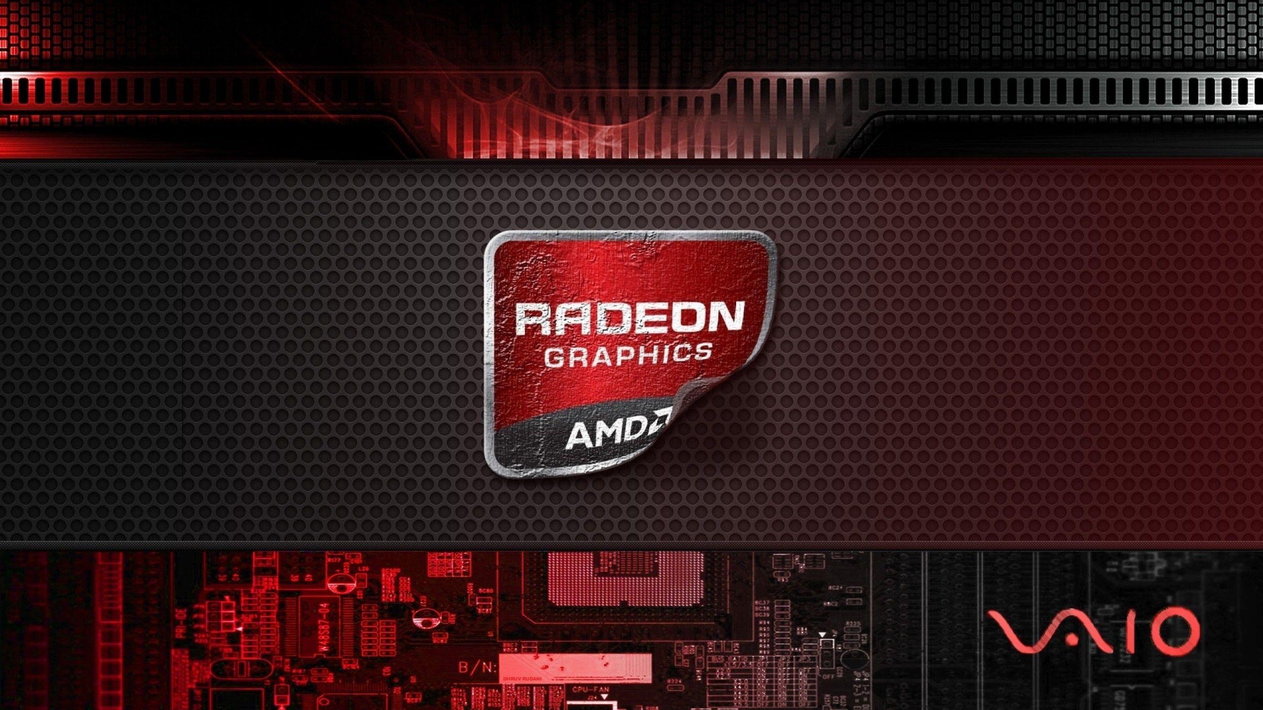 Red 2560X1440 Gamer Logo - Download 2560x1440 Radeon Graphics, Gamer Graphic Card, Red Design ...