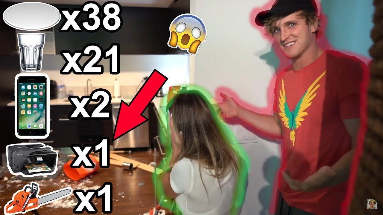 Logan Paul Smash Logo - Logan Paul Smashing and breaking Plates & More Compilation Part 2