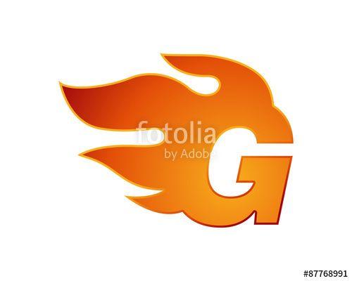 G with Flame Logo - flame logo letter g