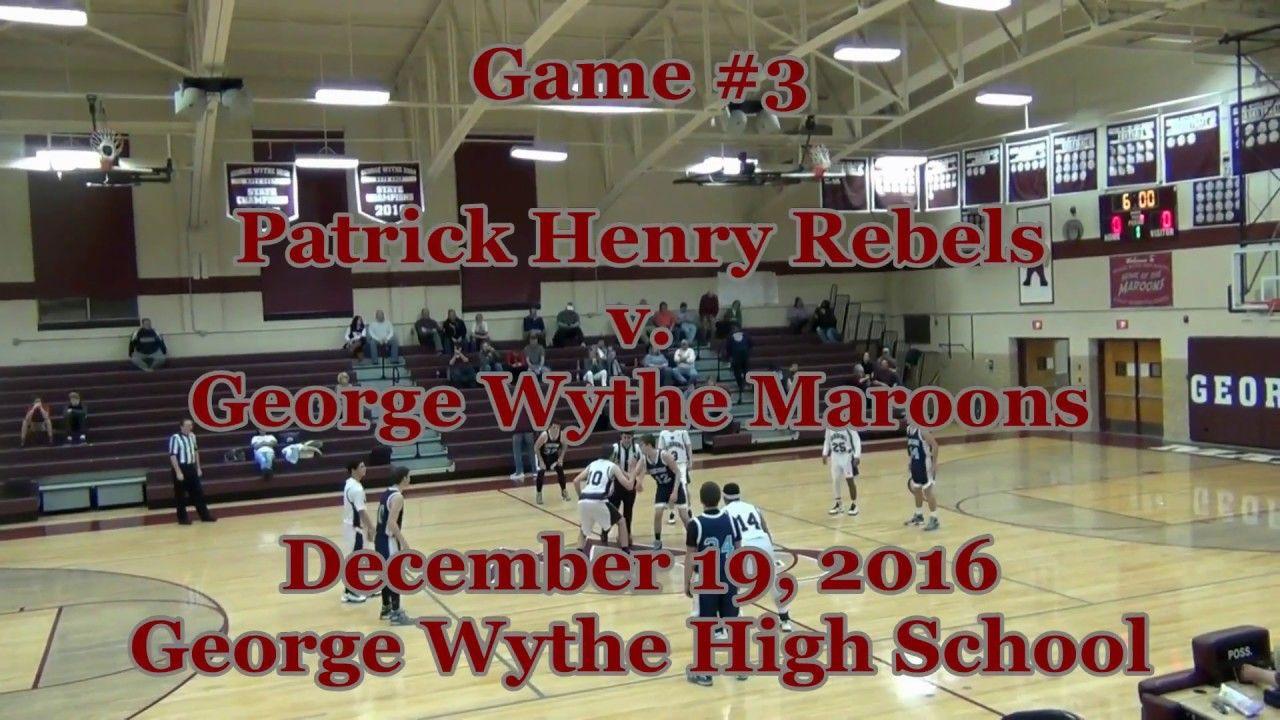 George Wythe Maroons High School Logo - Patrick Henry Rebels v. George Wythe Maroons - YouTube