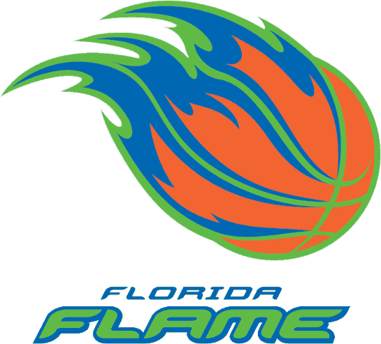 G with Flame Logo - Florida Flame Primary Logo - NBA Gatorade League (G-League) - Chris ...